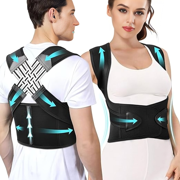 Adjustable Back Posture Corrector/ Slouching Relieve Pain Belt Men/Women With FREE Sweat Belt