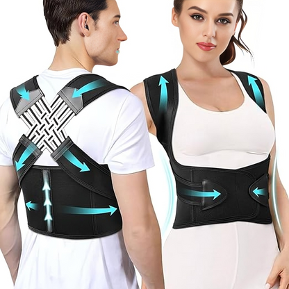 Adjustable Back Posture Corrector/ Slouching Relieve Pain Belt Men/Women With FREE Sweat Belt