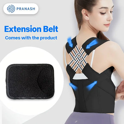 Adjustable Back Posture Corrector/ Slouching Relieve Pain Belt Men/Women With FREE Sweat Belt