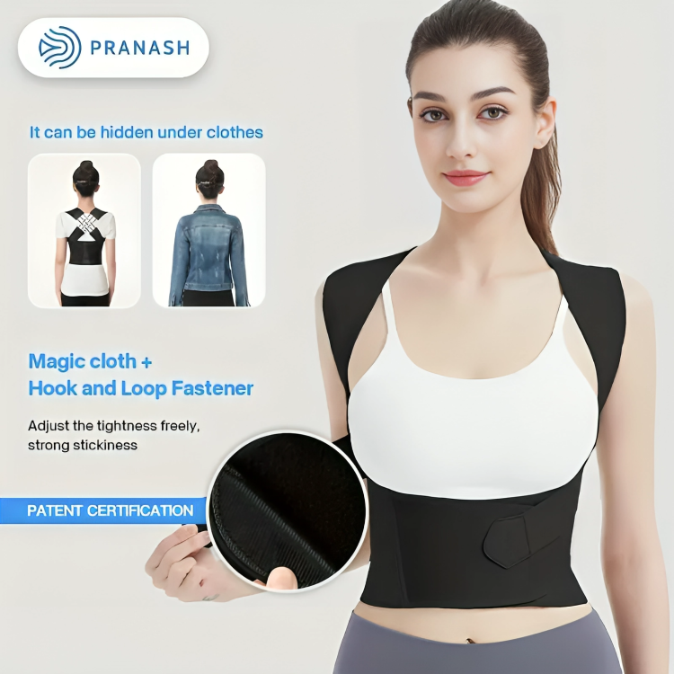 Adjustable Back Posture Corrector/ Slouching Relieve Pain Belt Men/Women With FREE Sweat Belt